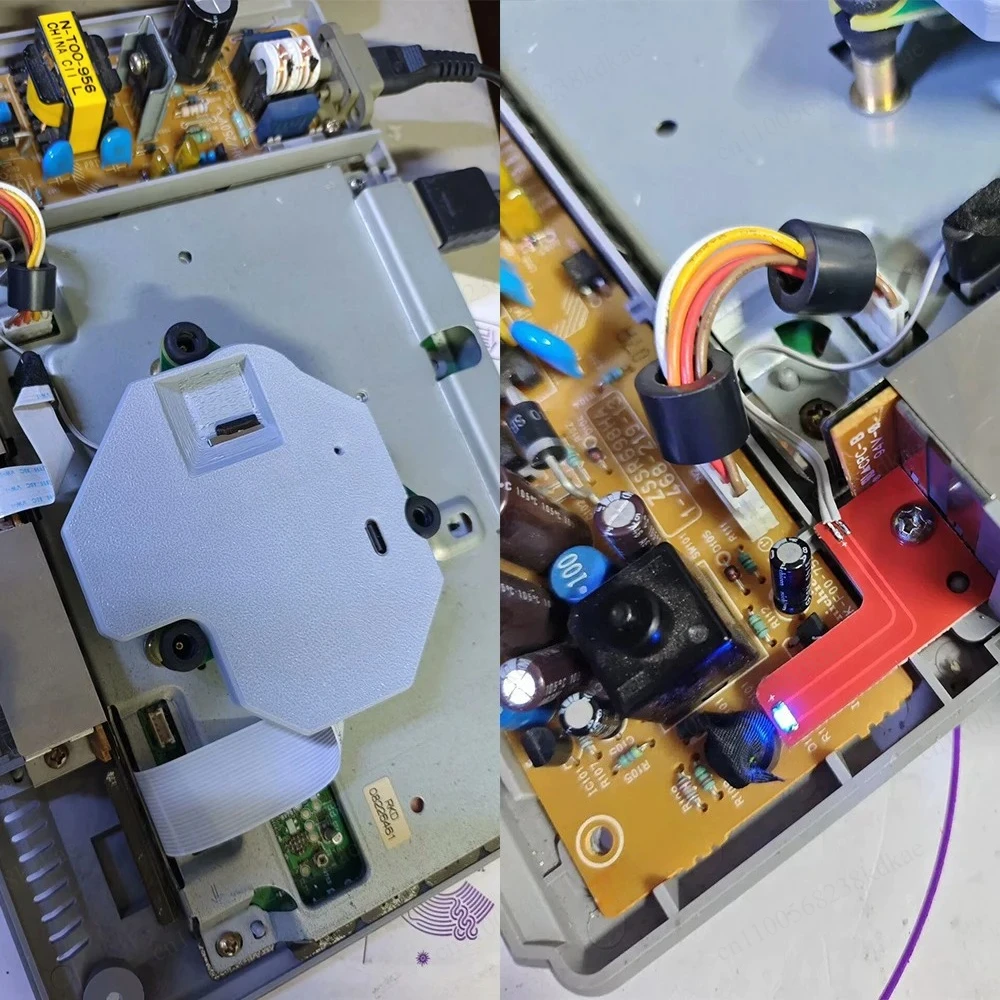 ODE Mod Kit For PS1 Console RC3 Firmware With LED Indicator Firmware Upgrade Support TF Card Read Write No Disassembly Required