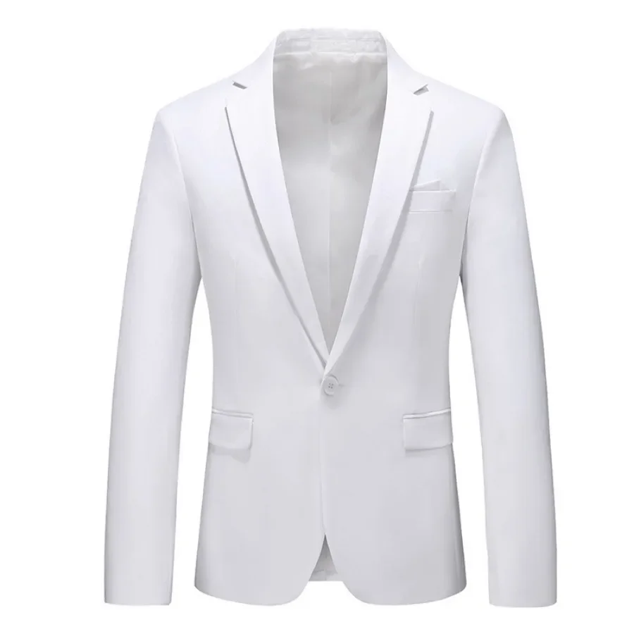 New 2024 Men's Suit Jackets Stylish Slim Blazer Business Wedding Party Dress Suits Suitable for All Seasons Big Size Men Suits