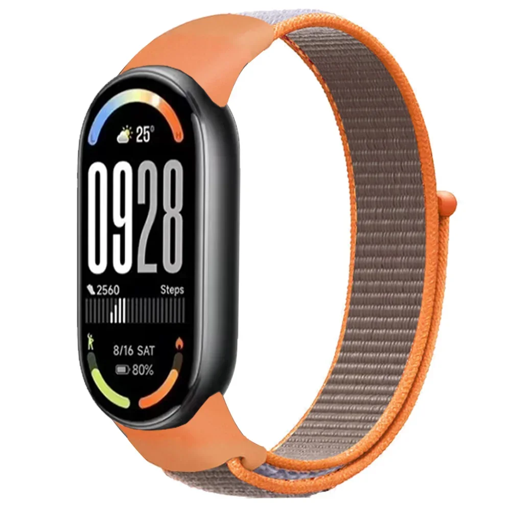 Nylon-Schlaufenarmband für Xiaomi Mi Band 11 10 9 8, atmungsaktives Sportarmband, Uhrenarmband, Mi Band 10 9 8, Zubehör. – Detail 15
