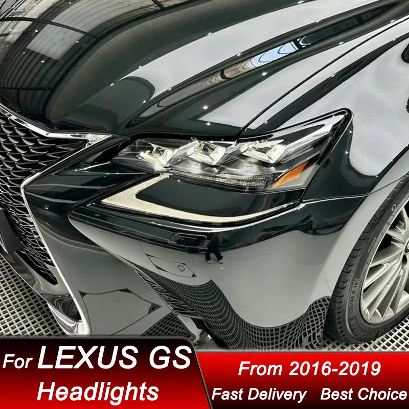 Car styling Headlights For Lexus GS GS300 16-19 Upgrade new style full LED Headlamp Assembly Projector Lens Accessories Kit
