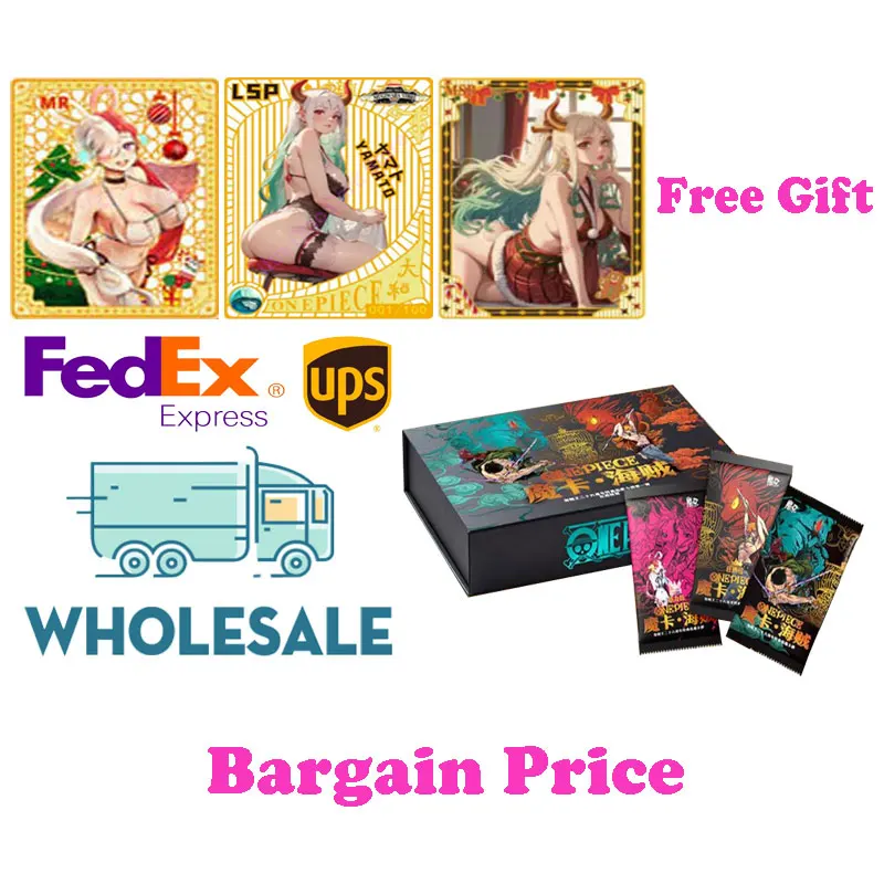 

Case Wholesale Bargain Price One Piece Collection Card Luffy Boa Robin Booster Box ACG CCG TCG Hit Party Games And Hobbies Gift