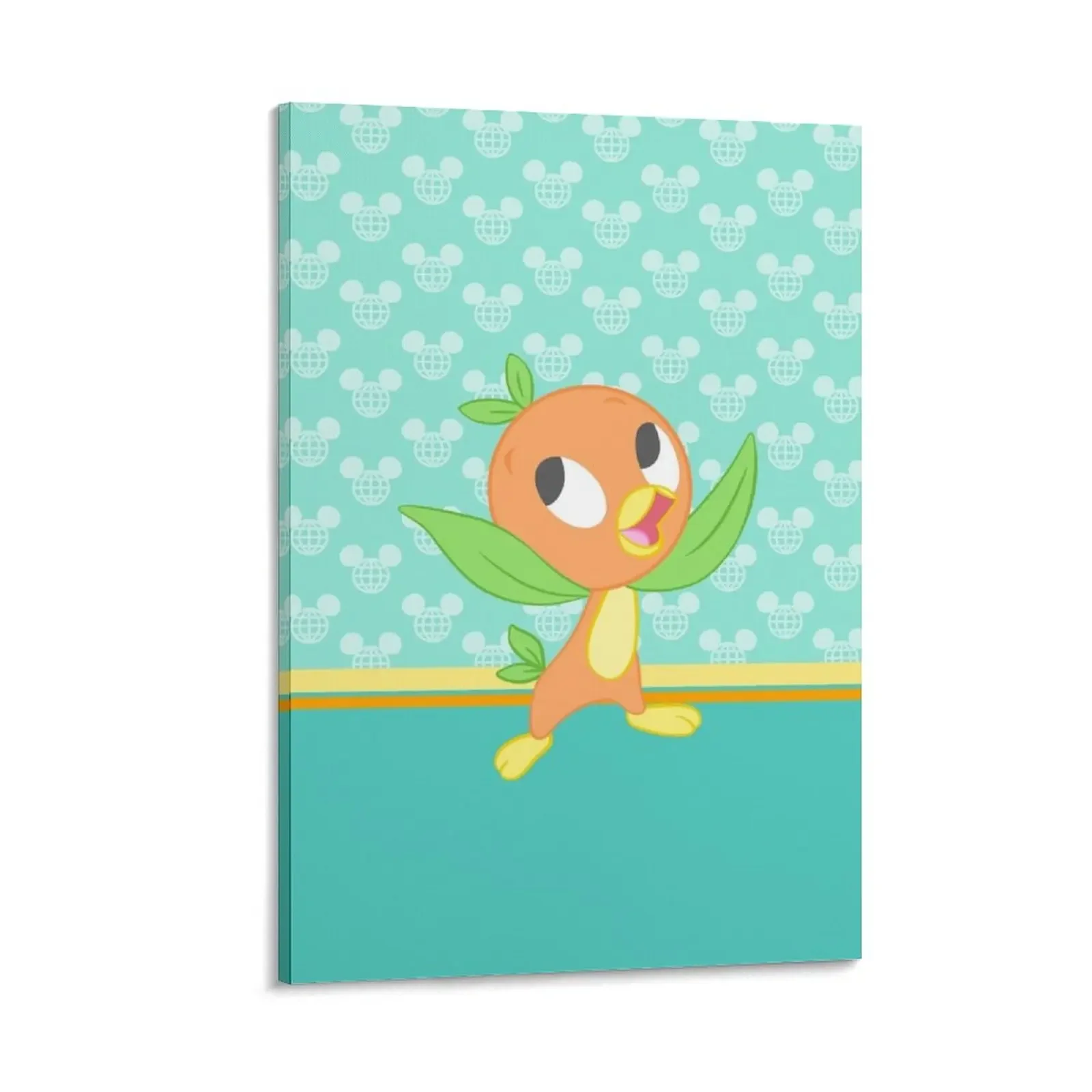 

WDW Orange Bird Canvas Painting wall decor room decorations aesthetic