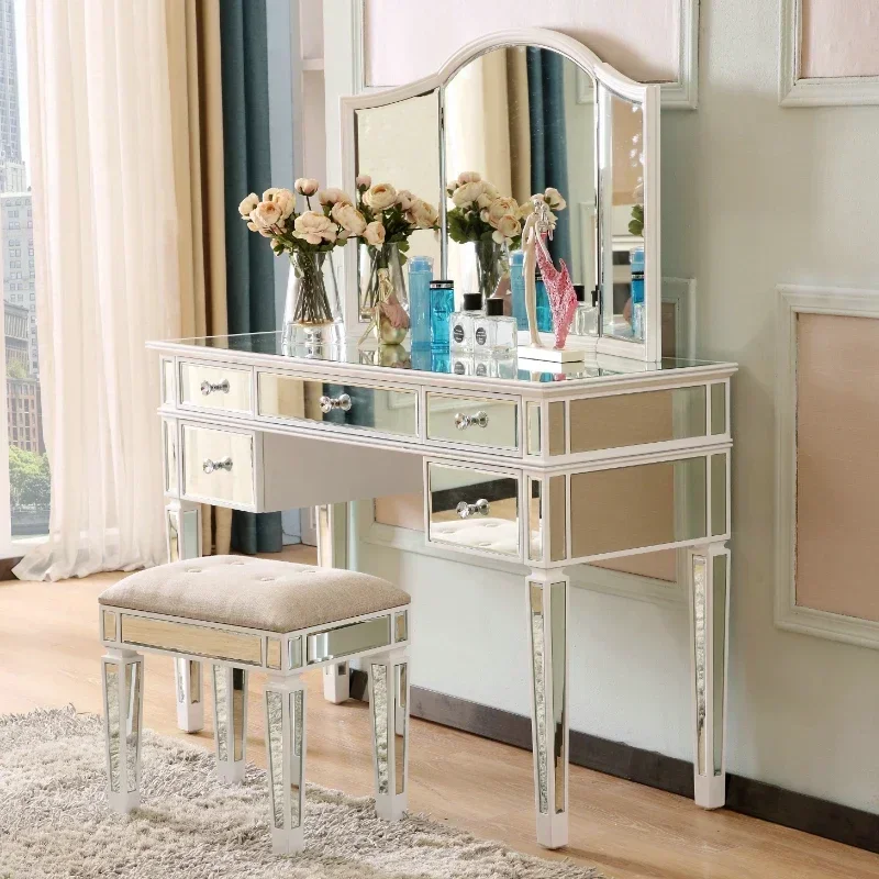 Cabinet Bedroom Modern Minimalist Dresser Internet Celebrity Ins Style Makeup Table Nordic Light Luxury Cosmetic Cabinet