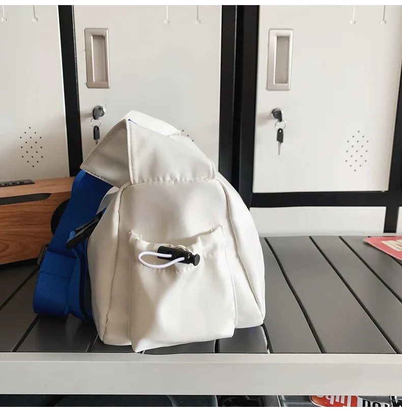 Crossbody Bag Men's Trendy Brand Japanese Harajuku Large Capacity New Versatile Workwear Bag Women's Simple Shoulder Bag