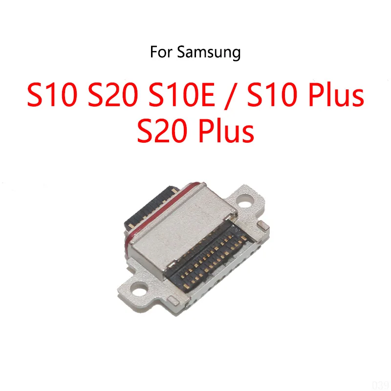 For Samsung Galaxy S10 G9700 / S10 Plus S10+ G9750 S10E Type-C USB Charging Dock Charge Socket Port Jack Plug Connector