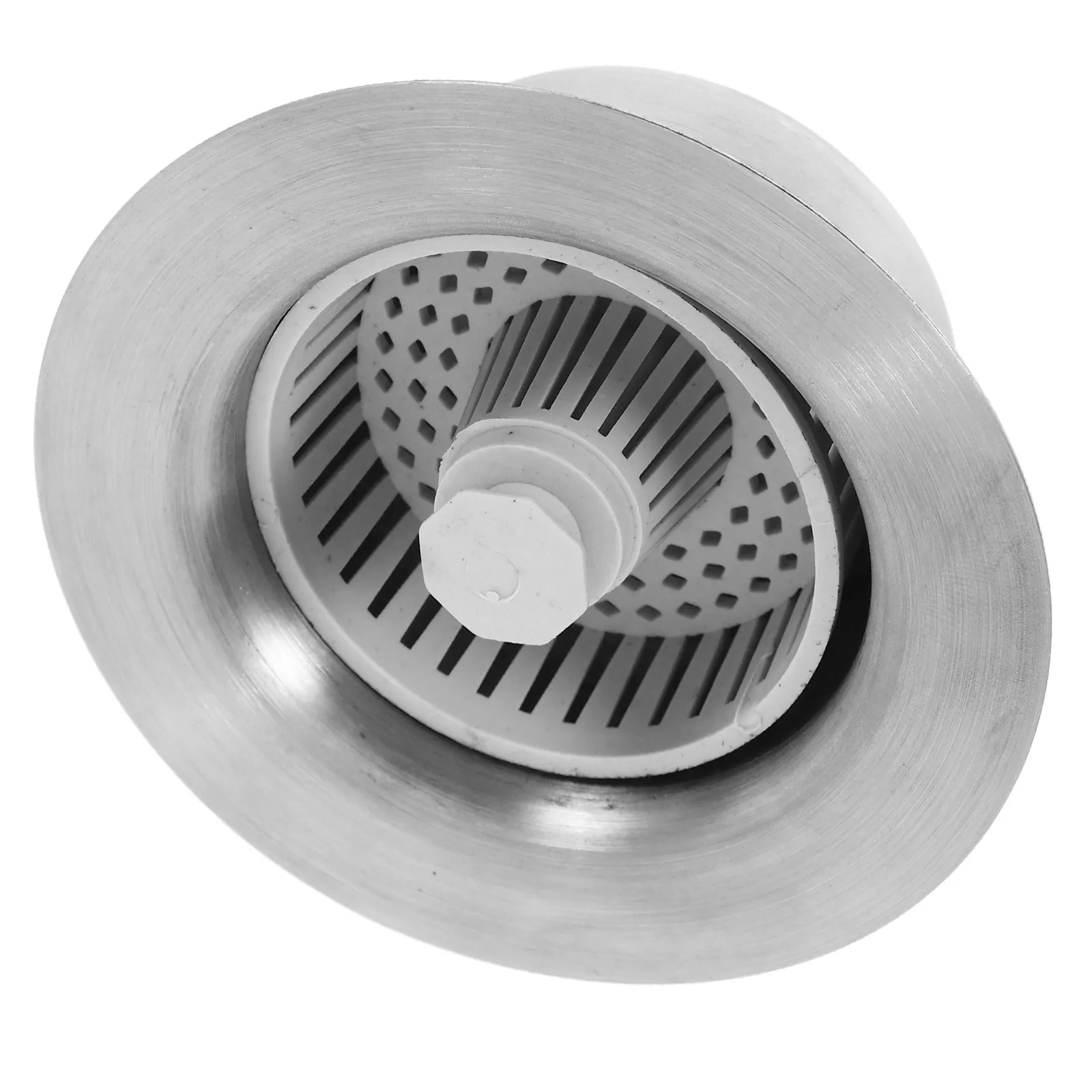 Kitchen Sink Strainer Bounce Core Stainless Steel Drain Filter Lid Stopper Replacement Mesh Basket Kitchen Drain Catcher Odor