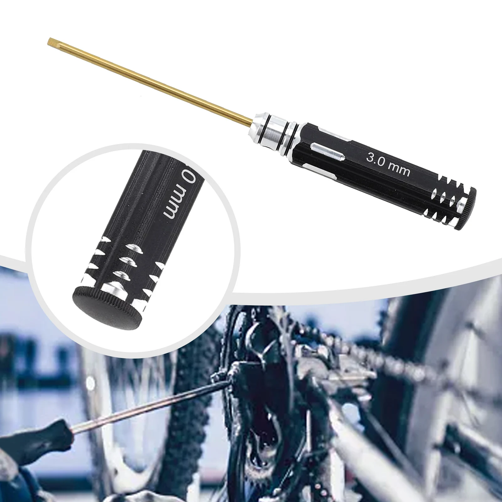

1Pcs HSS Hex Screwdriver 1.5/2.0/2.5/3.0mm Hexagon Wrench Screwdrivers Tools Non-slip Aluminium Handle Hand Tool