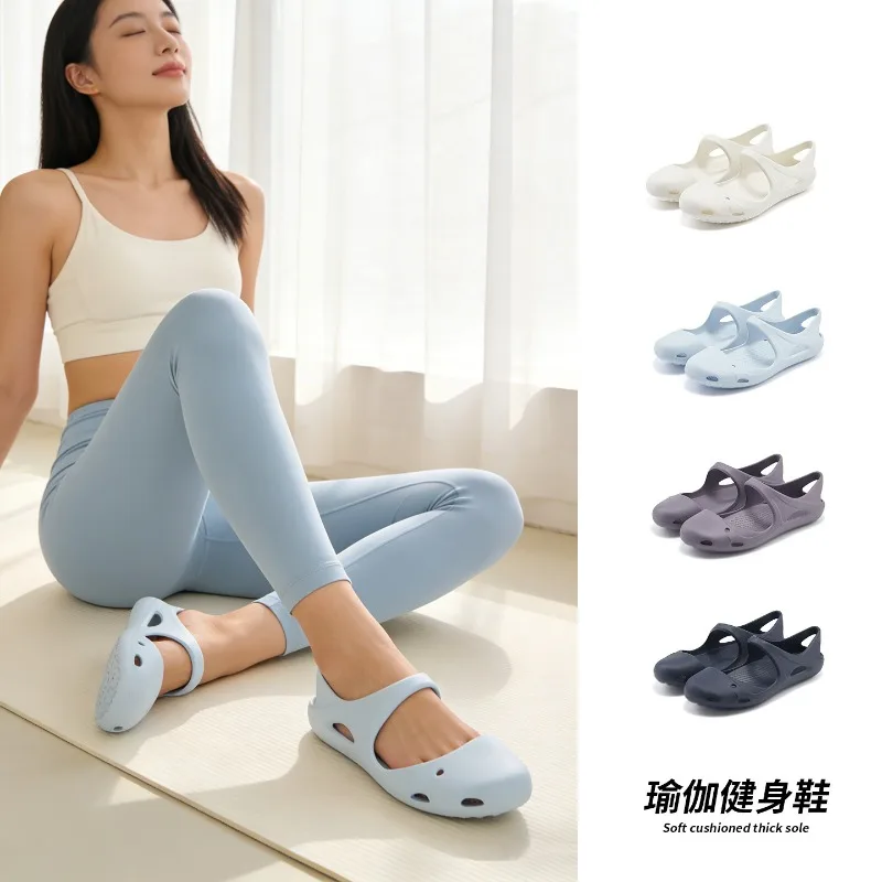 

Ballet Style Slip-On Thong Sandals Breathable Lightweight EVA Beach Sandals Women's 2026 New Lazy Walking Shoes Nurse Slippers