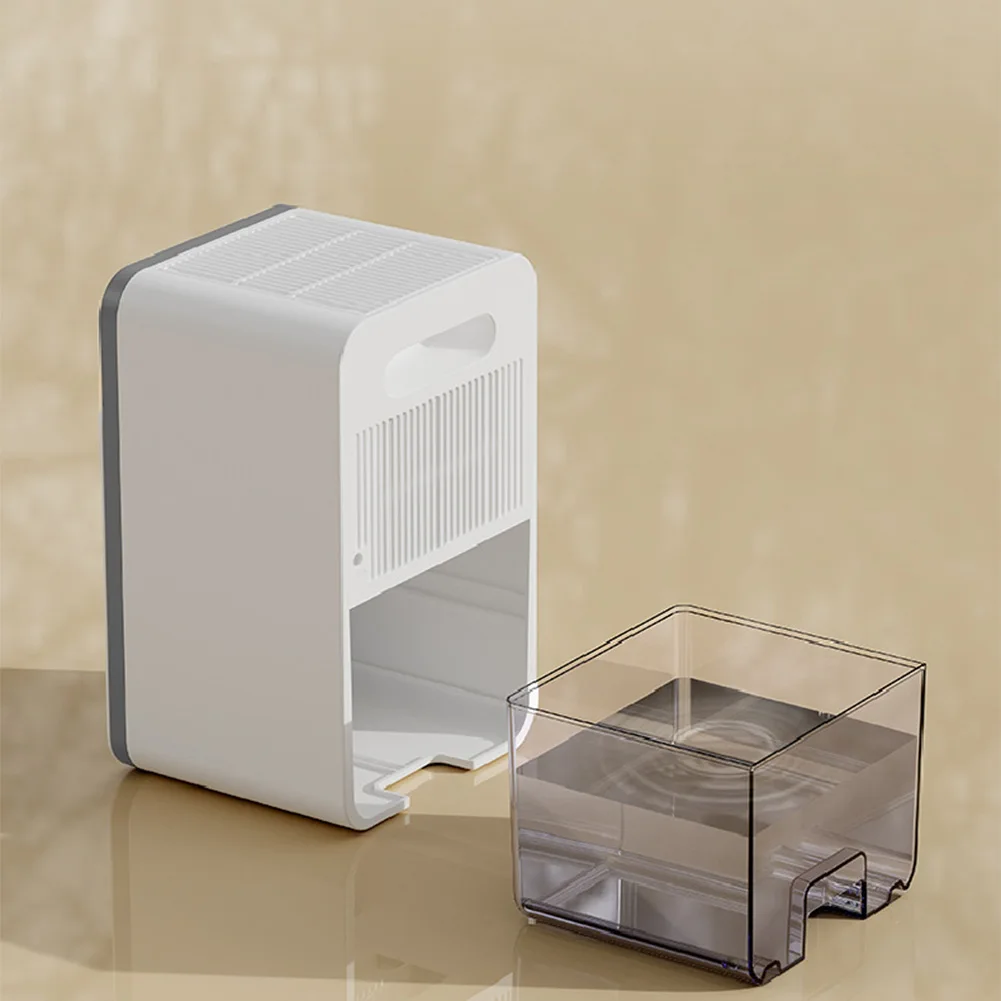 Low Noise Portable Dehumidifier for Nighttime Use with Deodorizing Moisture Removal and Energy Saving Design 18x16x27cm