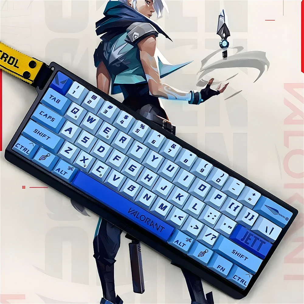 Key Caps for 60/64/68 Mechanical Keyboards JETT Cherry Key Caps PBT101 Key Wooting Accessories