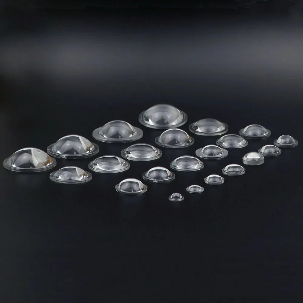 23 24.8 28 29 35 38 42 50 56 66 76mm PMMA Plano Convex Acrylic Transparent Condenser Lens for Zoom LED Flashlight Bike Head Lamp