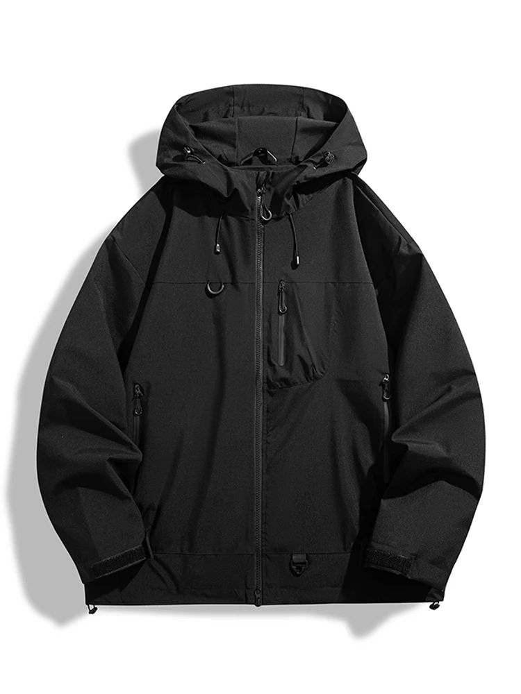 JNLN Unisex wasserdichte Windjacke Outdoor Sport winddichte einlagige Jacke Männer Frauen Wandern Klettern Trekking Regenmantel
