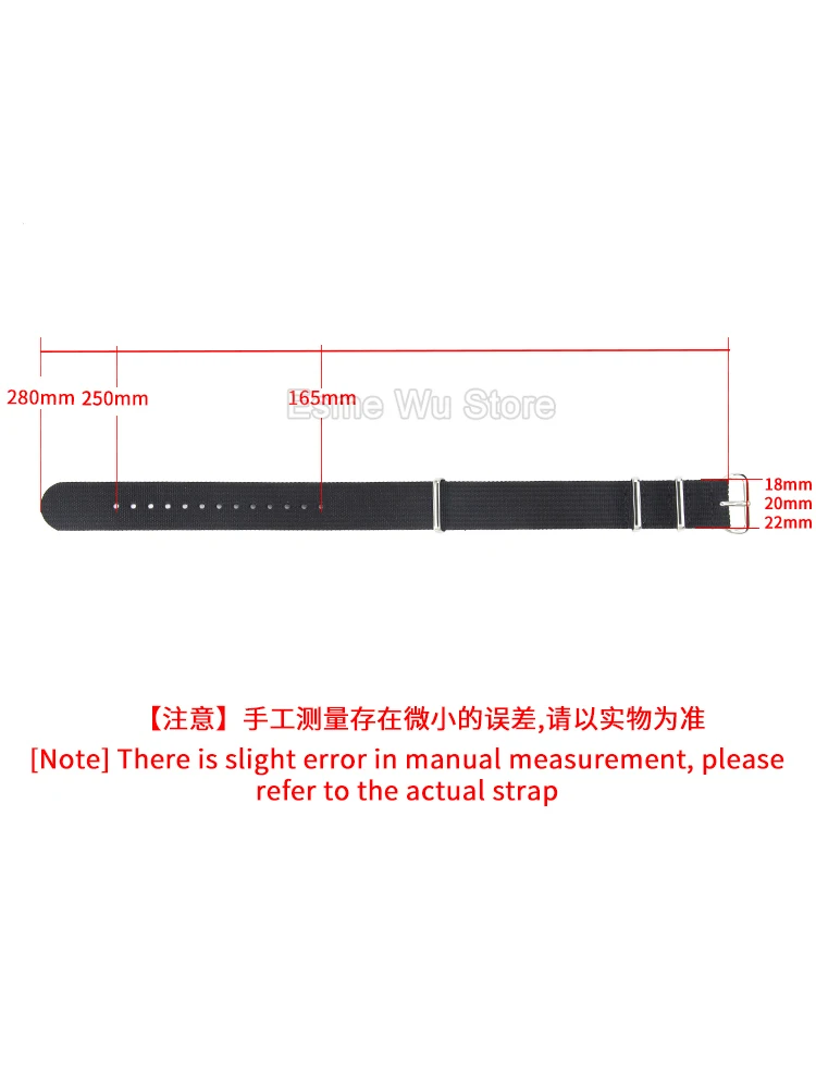 عالية الجودة حفرة نمط الرياح العسكرية تنفس قماش النايلون حزام الساعات الأسود الجيش الأخضر الشريط سوار ساعة