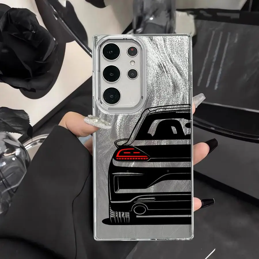 Custodia per auto di lusso cool per Samsung Galaxy S21 + S25 Ultra S21 S20 FE S22 Plus S23 S20 FE S24Ultra Soft Shell