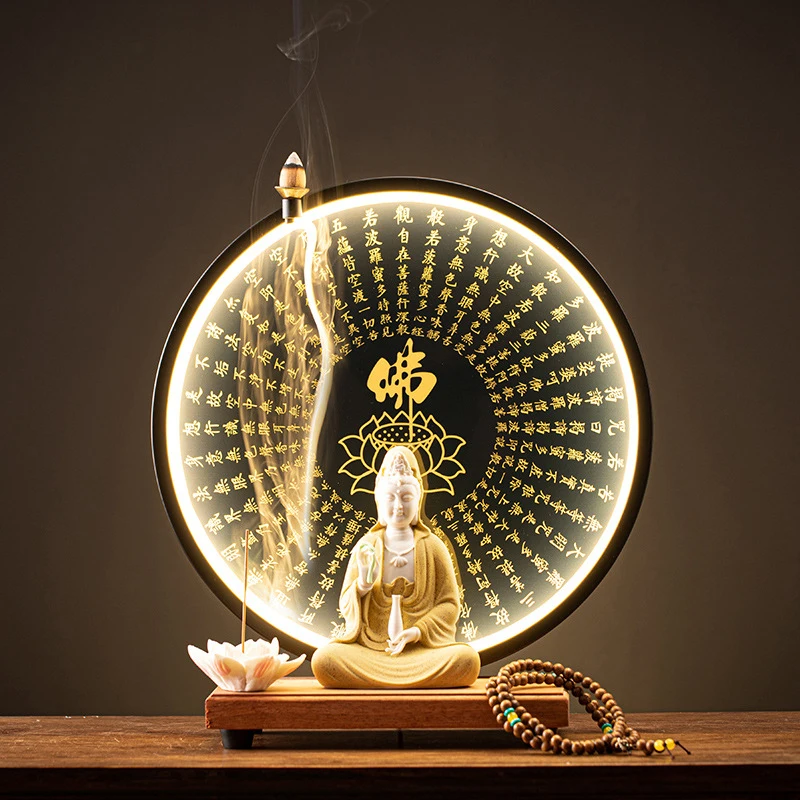 Ceramic Statue Home Use In The Living Room, Suitable For Placing On A Tea Table, Guanyin Bodhisattva Wil