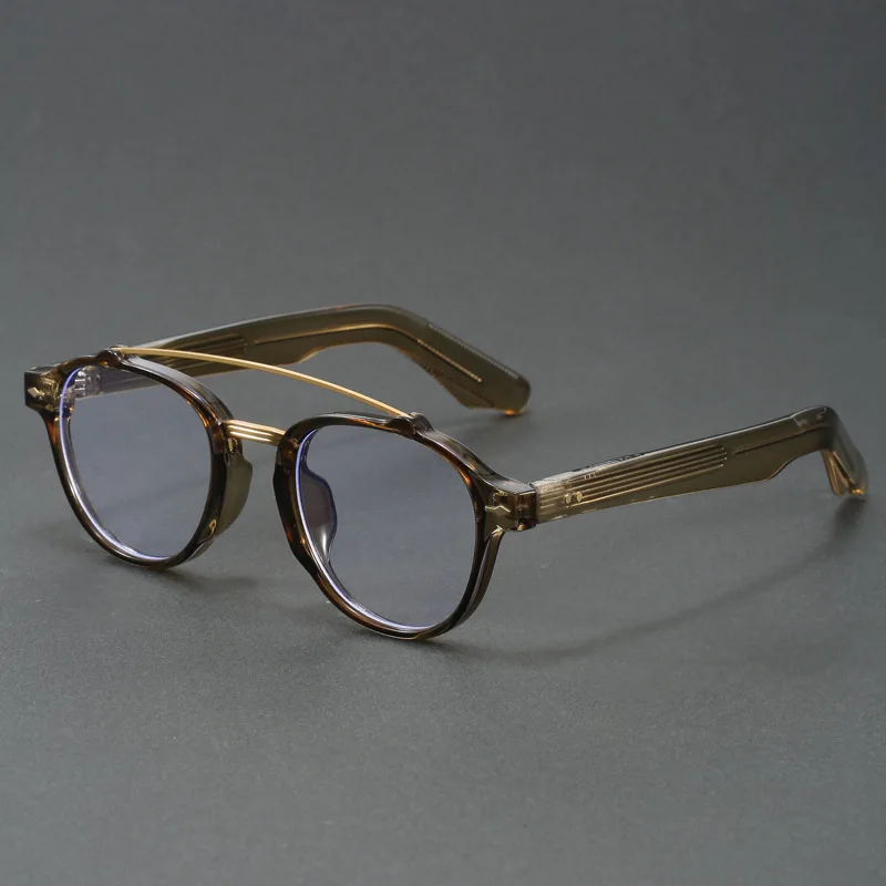 خمر مكافحة نظارات الضوء الأزرق الرجال النساء العدسات البصرية مع وصفة طبية مخصصة اللونية الفاخرة الرجال النظارات الشمسية القراءة