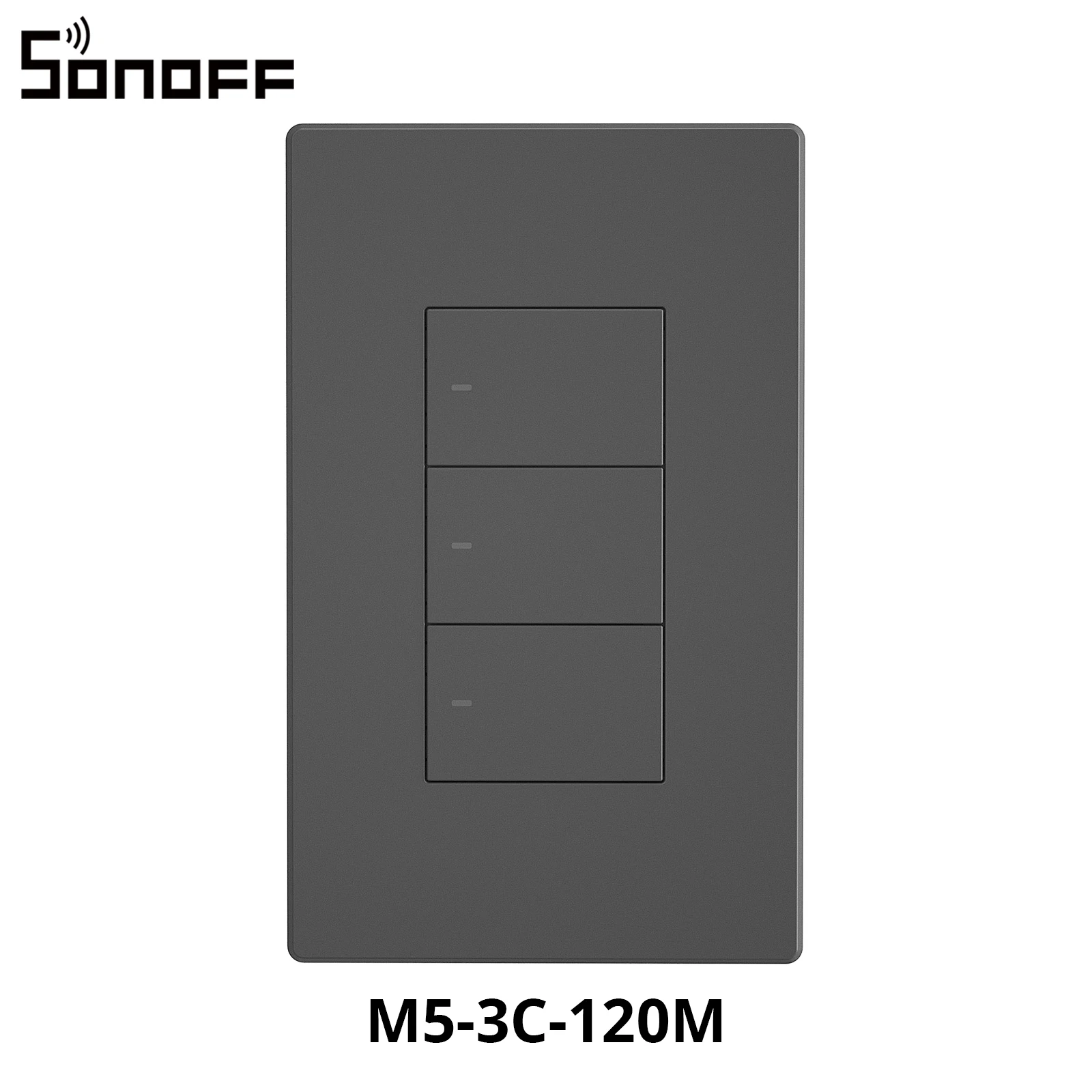 1/2/3Gang SONOFF M5-120 US Matter Smart WiFi Wandschakelaar Mechanische lokale knop APP Spraakbesturing via eWeLink Alexa Google Home