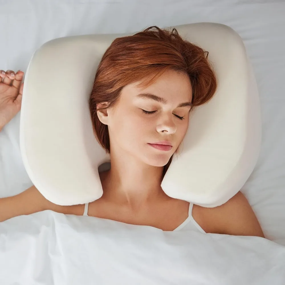 Optimized Back Sleep Pillow: Comfort, Wrinkle-Free, Neck Support, Satin Case, 100-Night Trial, CertiPUR-US Certified