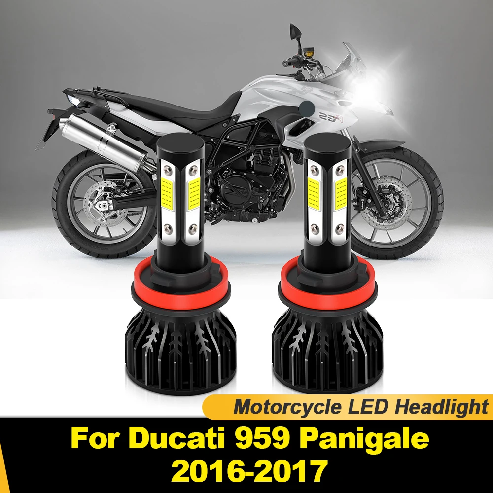 

Canbus LED Headlight 120W High Power Turbo Motorcycle Lamp 6000K Canbus No Error Moto Light For Ducati 959 Panigale 2016 2017