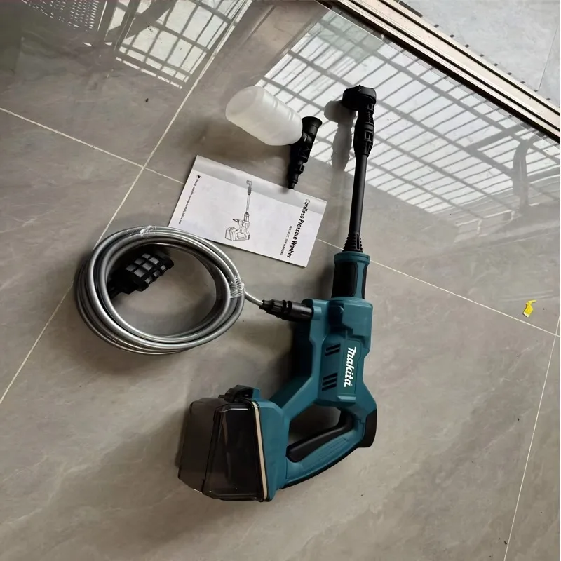 

Makita cleaning DHW180 machine lithium battery 18V car wash gun outdoor portable high-pressure water gun has five spraying modes
