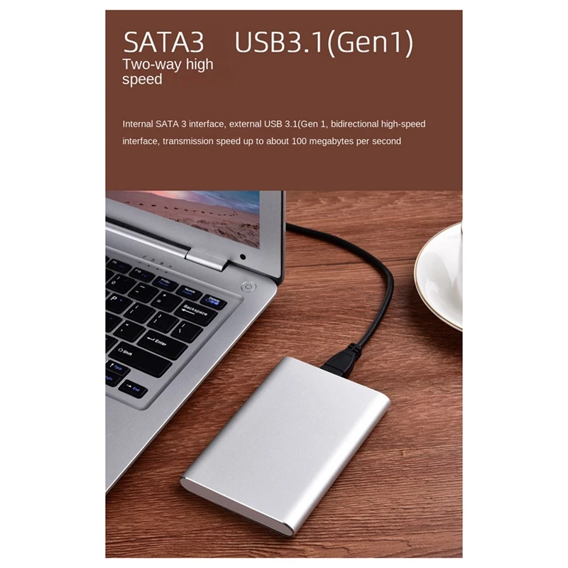 2.5 amaran SATA3 vers USB3. 1 SSD Solide Mécanique Notebook Disque Dur Box Type-C3.1 Mobile Stockage Disque Dur Box
