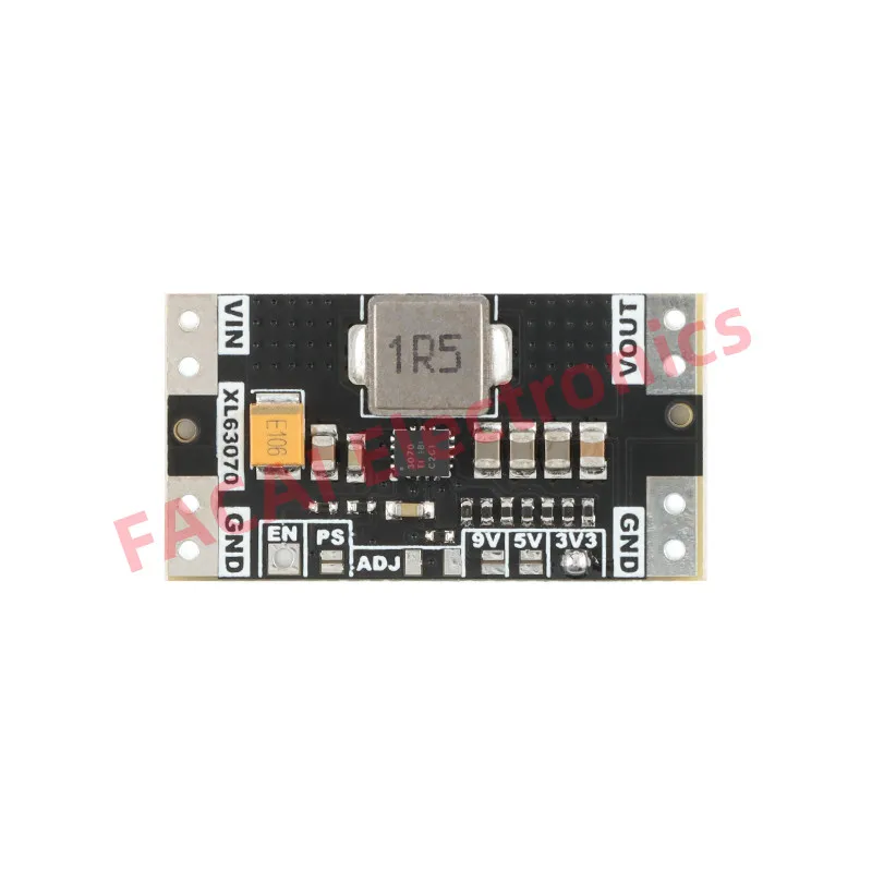 XL63070 TPS63070 DC Automatic Step Up Down Power Boost Buck Module 3.3V 5V 9V Low Ripple Lithium Battery Voltage Stabilization