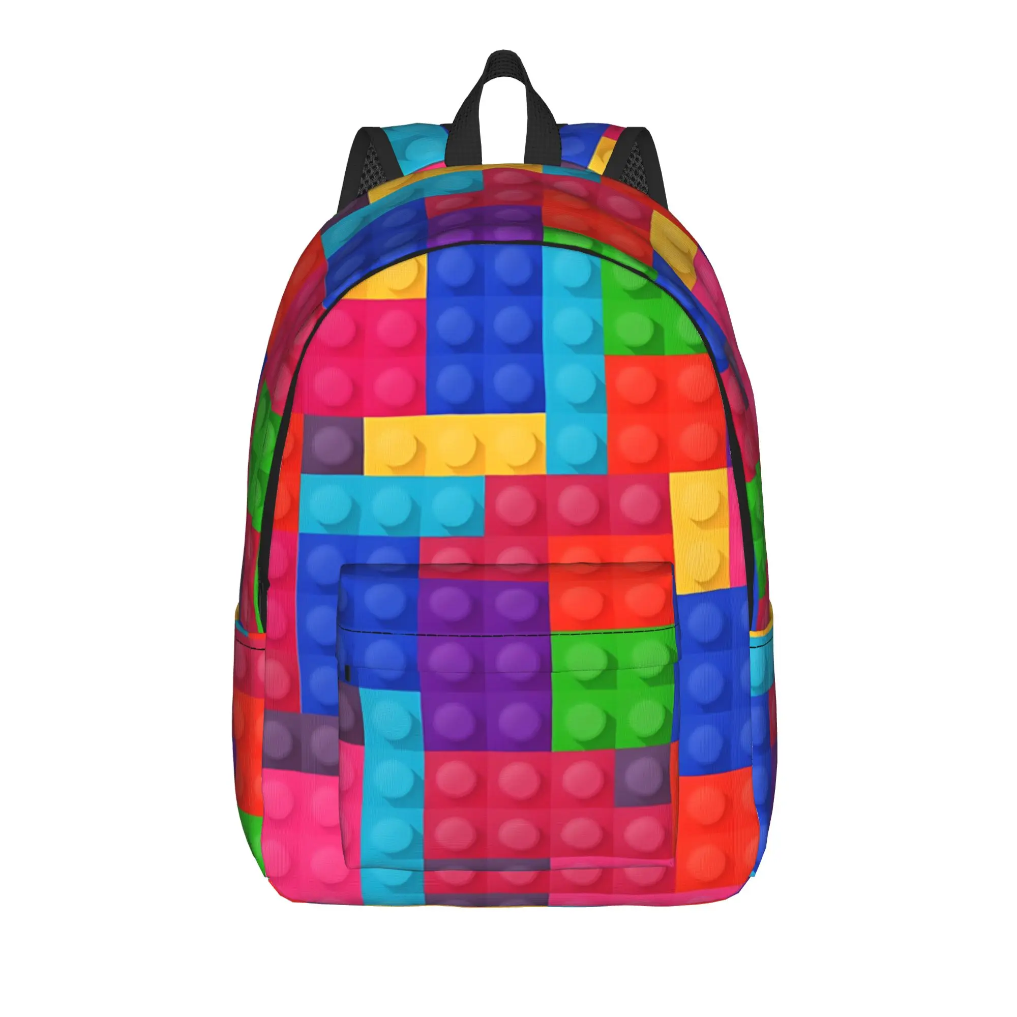 Cool Building Blocks  Backpack for Men Women Teenage Student Hiking Travel Daypack  College Shoulder Bag Durable