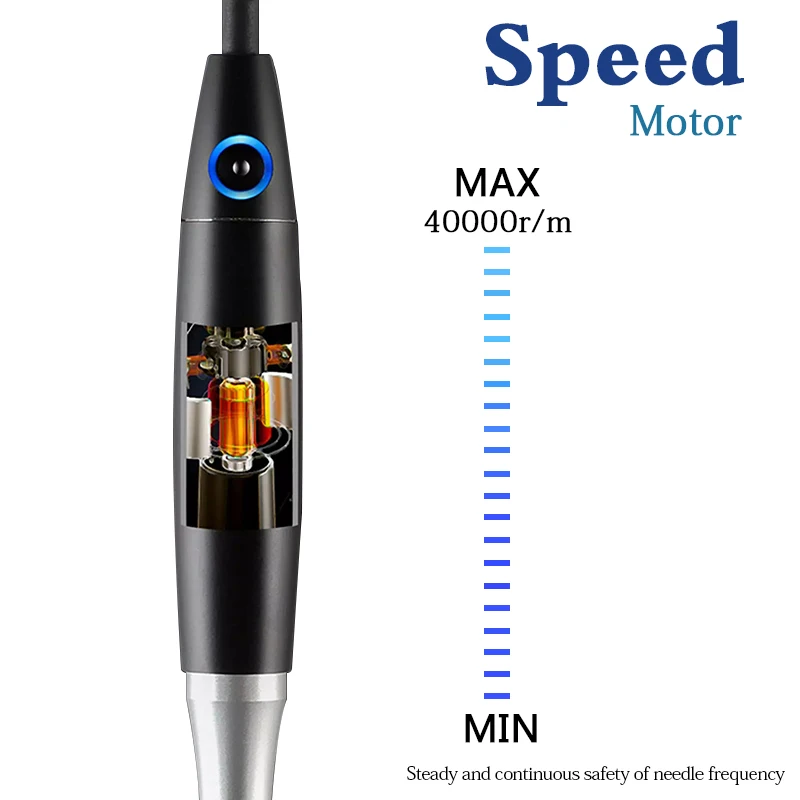 ดิจิตอลแต่งหน้าชุด Professional ดิจิตอล Eyebrow Lip Eyeliner ปากกาเครื่องชุด MTS PMU Rotary Tattoo Machine Part