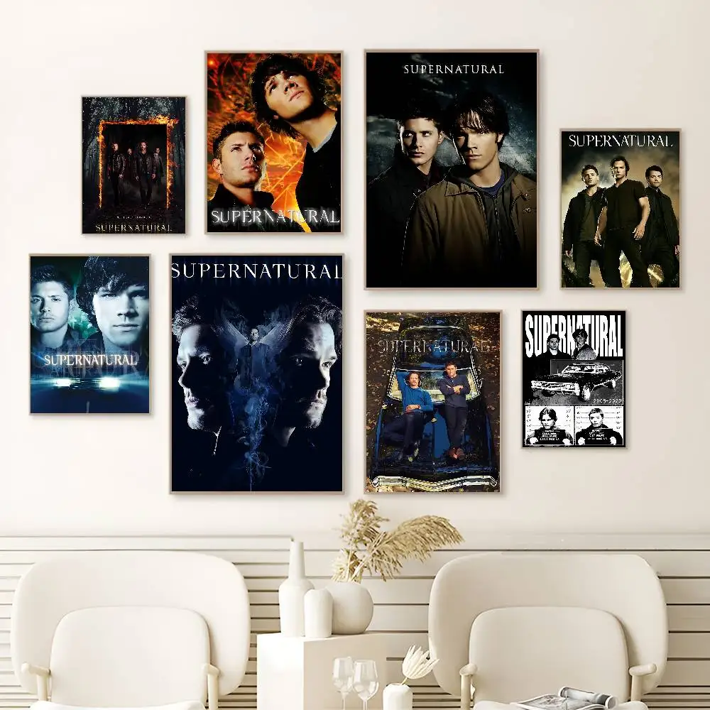 Classic Fantasy Series S-Supernatural Classic Anime Poster Waterproof Paper Sticker Coffee House Bar Room Wall Decor