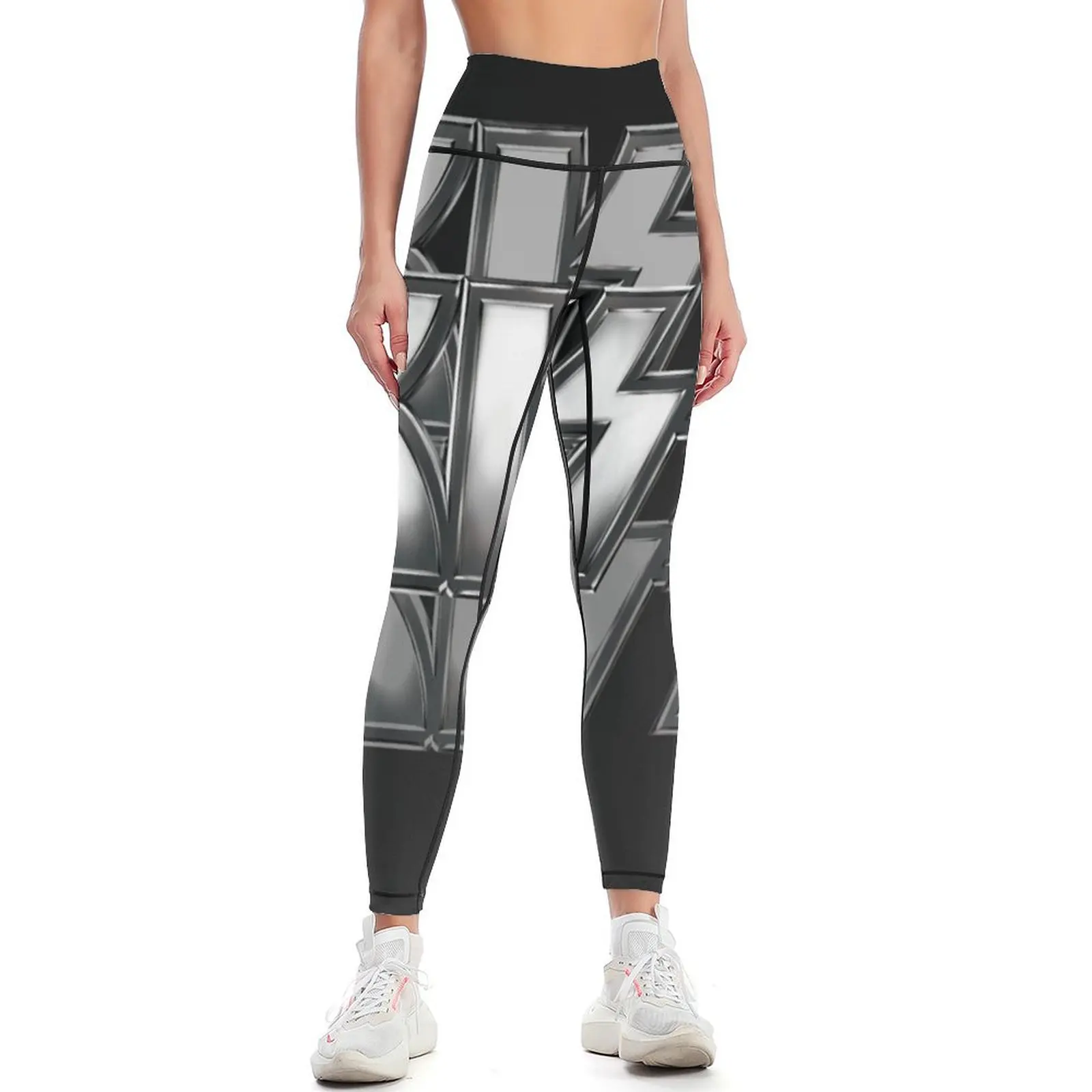 KISS! KISS! KISS! simple logo design Leggings sports tennis for Legging sport sports for Women's push up Womens Leggings