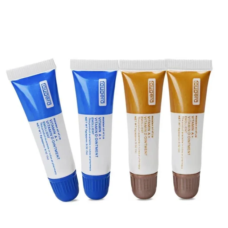 50Pcs Tattoo Aftercare Cream Vitamin A & D Ointment Skin Faster Healing Treament Repairing Cream For Tattoo Eyebrow and Lips