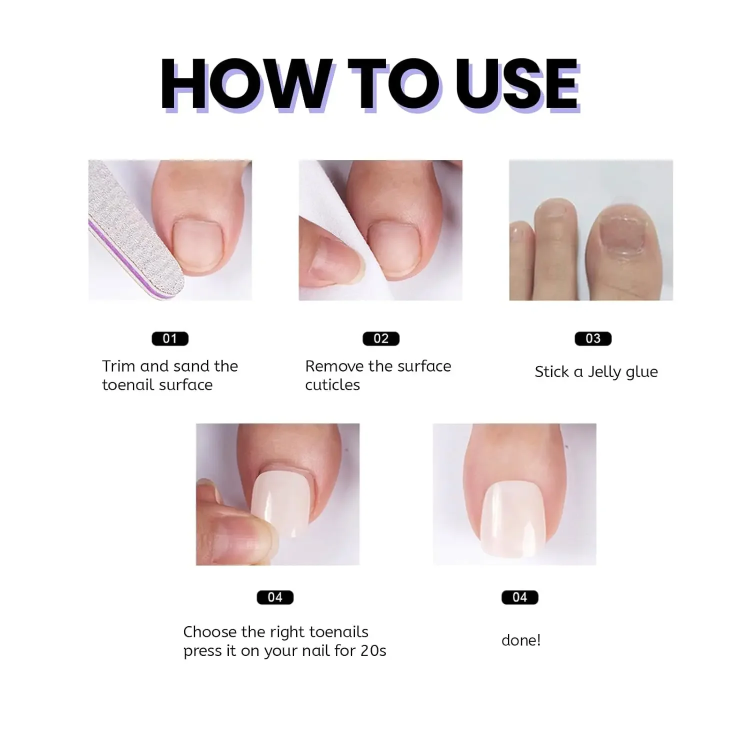 1 กล่อง Dark กาแฟสั้นสแควร์กดบนเล็บเท้าเคล็ดลับฤดูร้อนชายหาดเต็มรูปแบบภาษาฝรั่งเศสคําเล็บปลอม Glossy ไม่เป็นอันตรายเล็บปลอม