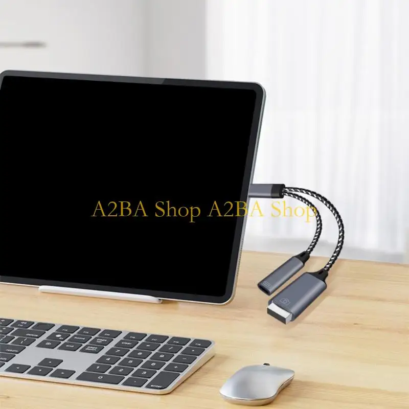 A2BA USB C Y Cable OTG Adapter  USB C to USB OTG Splitter Support Fast Charging Data