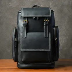 Bolsa Retro europea para hombre, Kit de herramientas de reparación de electricista, mochila de senderismo, bolsas para portátiles de gran capacidad, caja de almacenamiento de herramientas de Hardware