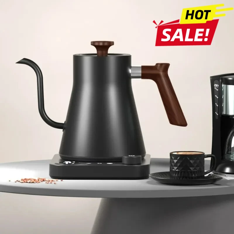 

Electric Gooseneck Kettle 900ML Hand Brew Coffee Pot Smart Teapot Temperature Control Pot Rapid Heating Kettle 110v/220v