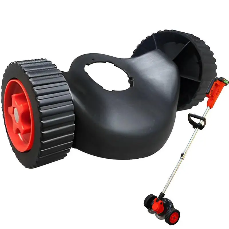 Lawn Mower Wheels Removable Lawn Mower Wheel Grass Trimmer Accessories Adjustable Support Wheel For WeedTrimmer