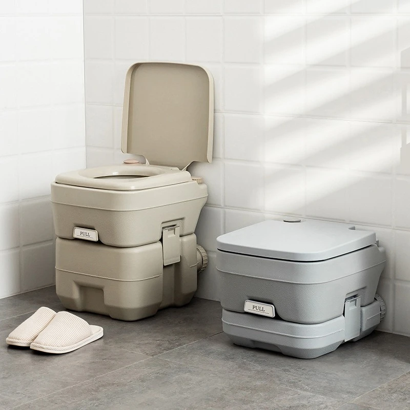 ​Portable Toilet Commode for Elderly, Indoor Mobile Toilet Chair for Bedroom Use, Travel & Home Care