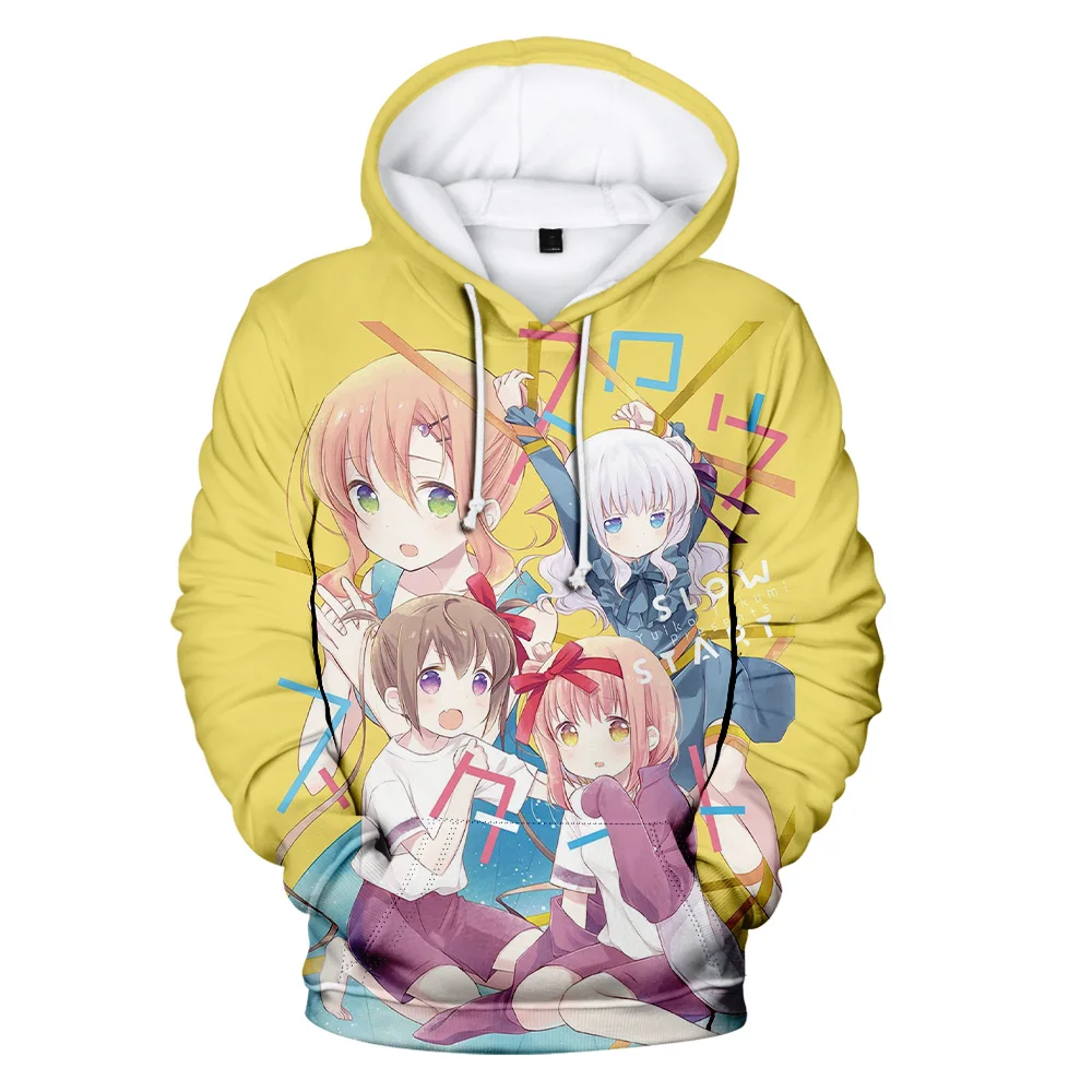 3D-Drucke langsam starten Anime Hoodie Frauen Männer Kapuze Sweatshirt Mode Streetwear Pullover Trainings anzug Kleidung