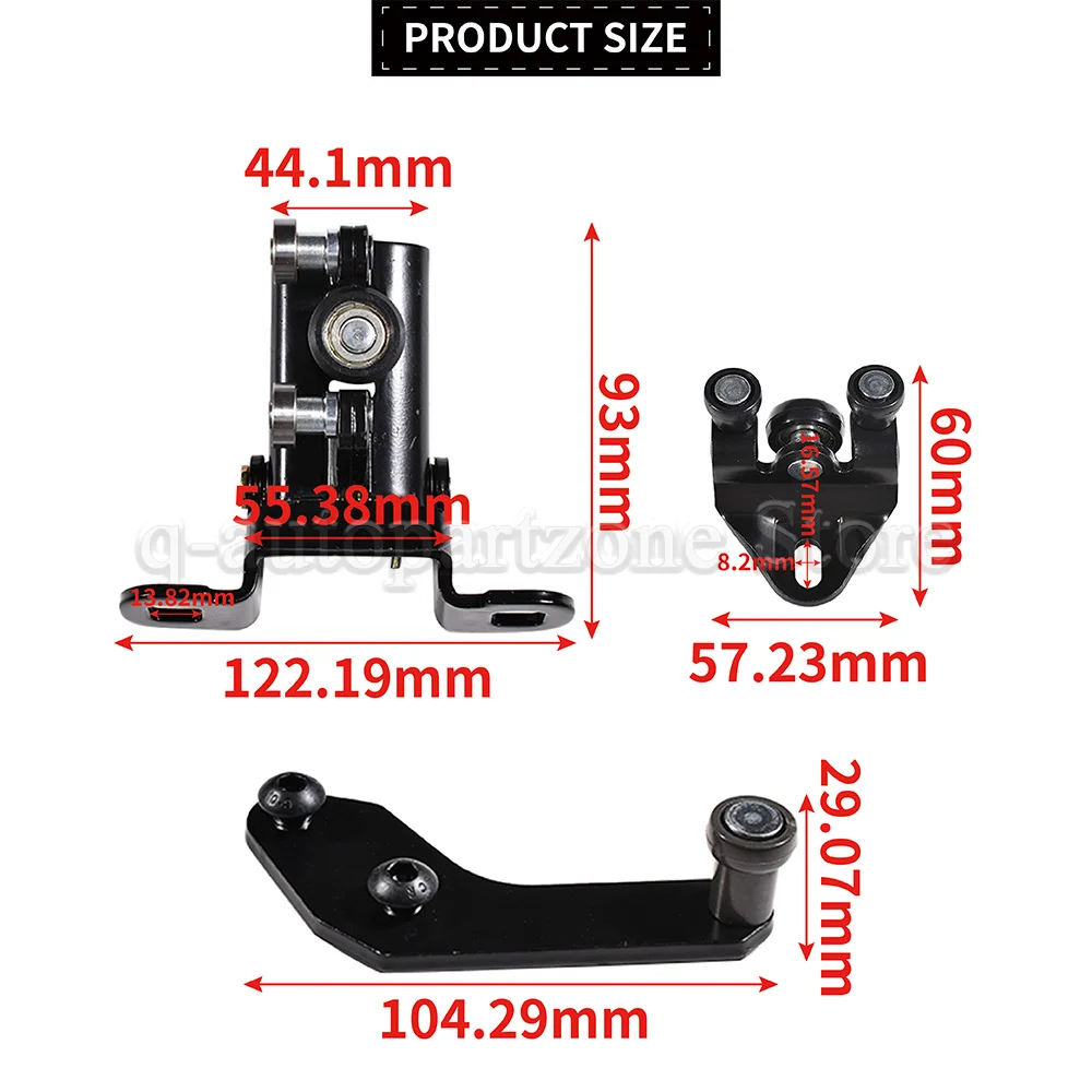 Left/Right Sliding Door Roller Hinge Top Middle Lower Bottom Set For Ford Transit MK6 MK7 1667675 1639910 1705694 YC15V25028AC