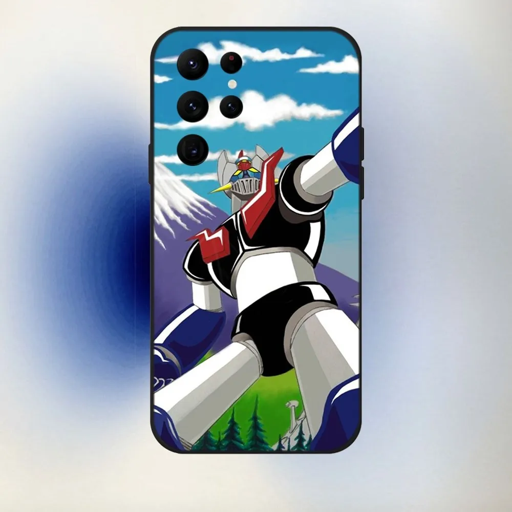 Mazinger Z Robot  Phone Case For Samsung S24,23,22,30,21,10,9,Ultra,Plus,Lite,FE,5G Black Soft Case