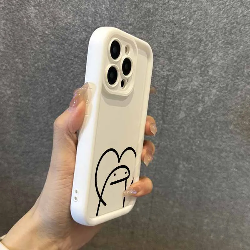 جديد بسيط خط أنيمي ل POCO X3 X4 X5 X6 X7 M3 M4 M6 F4 F5 F6 C31 C50 C51 C61 C65 C75 C55 زائد العين سلم جراب هاتف #6