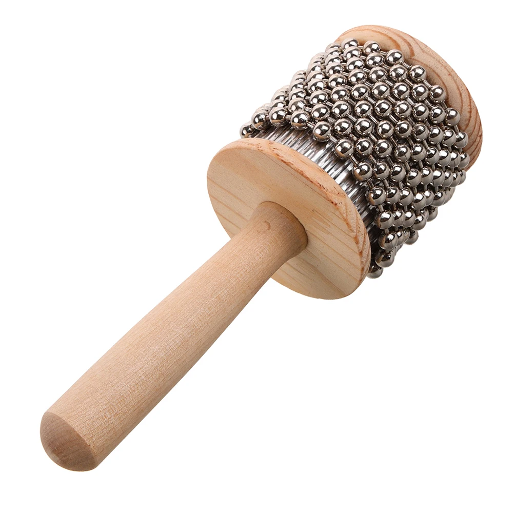 

Wooden Cabasa Handheld Percussion Instrument Lightweight Musical For Kids Birthday Party Outdoor Play Cognitive Plaything