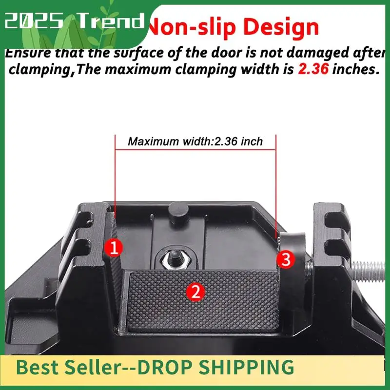 

Door Hinge Jig Woodworking Hole Opener Slotting Locator Wooden Door Hinge Hole Guide Door Lock Jig For Door Lock