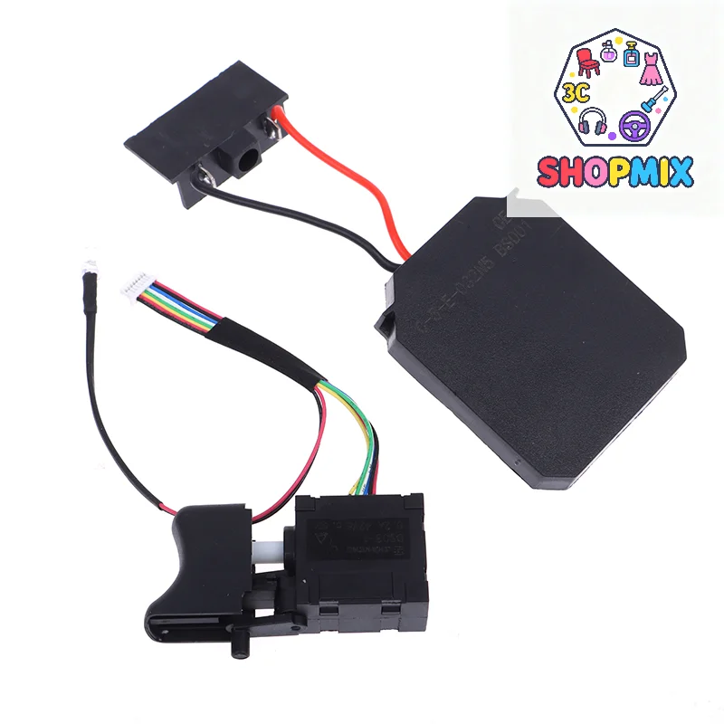 

1 шт. плата управления + 1 шт. переключатель 18 В 21 В подходит для бесщеточных машин 2106, электрический гаечный ключ, аксессуары для материнской платы