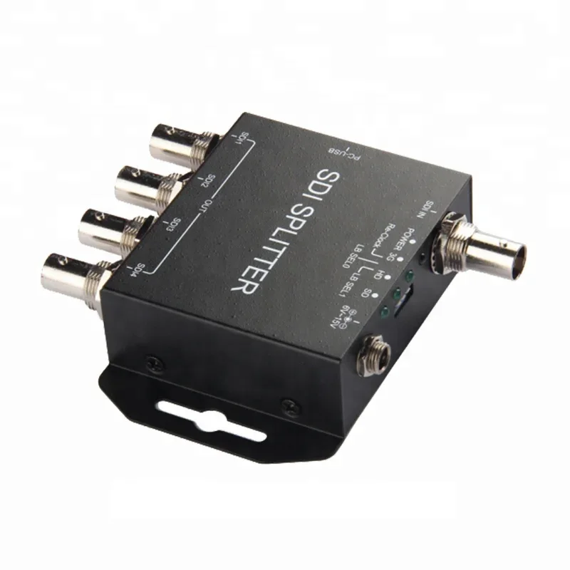 High Quality 1080P 1 Input 4 Output SDI Splitter Plug and Play Distribution Amplifier