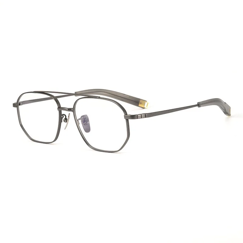 

Pilot ultra-light pure titanium Japanese retro anti-blue large-frame myopia glasses