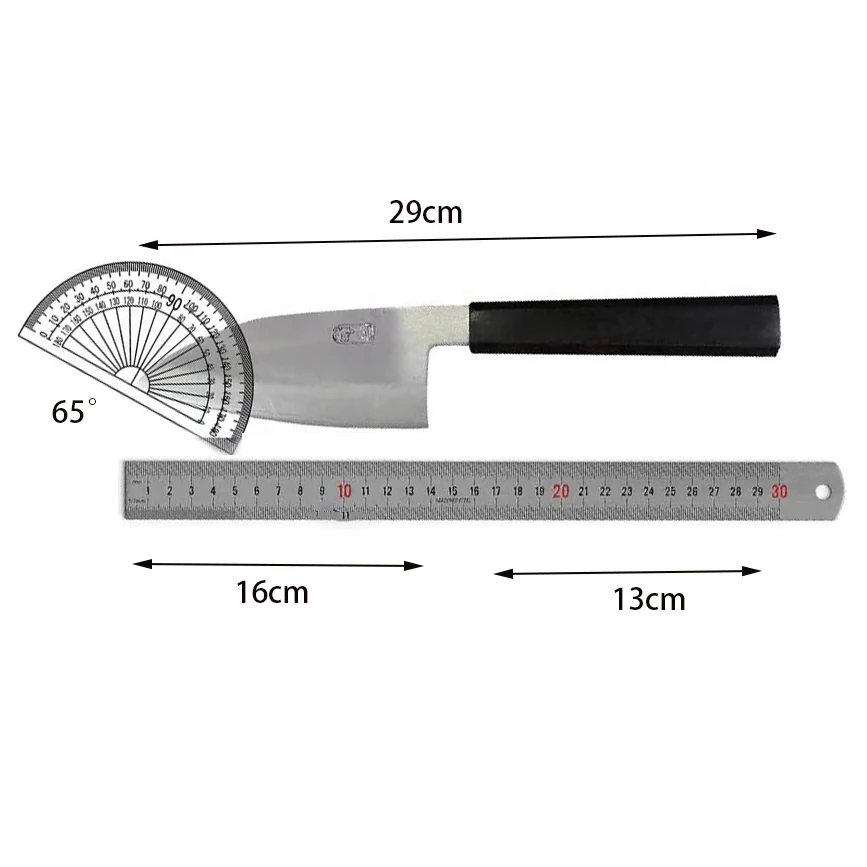 6.3 Inch Deba Knife 3-Layer BG42 Aviation Special Steel Double-edged Blade Cleaver Chopper Handmade Kitchen Knives With Cover