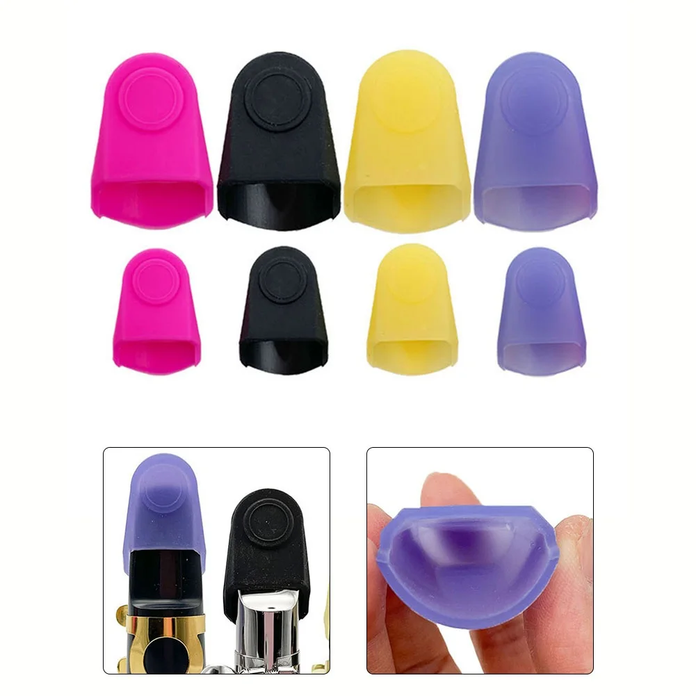 Saxophone Mouthpiece Cap Rubber Clarinet Mouthpiece Protective Cap Head For Alto Tenor Soprano Sax Saxophone Accessories