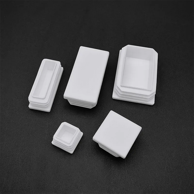 Square/Rectangle Plastic End Inserts Caps Table Chair Leg Plug Furniture Feet Anti-Slip Table Chair Foot Cover Home Decor image 3