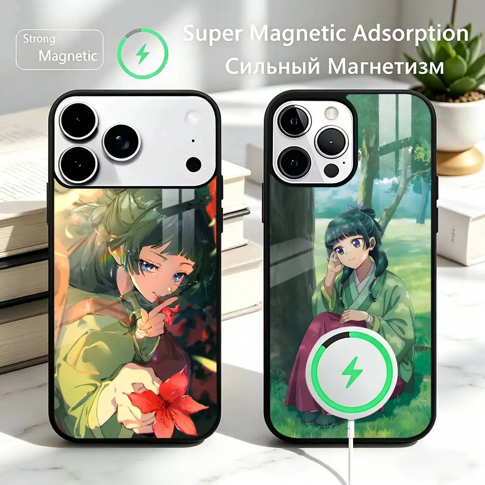 Maomao Apothecary Diaries Anime  Phone Case For iPhone17,16,15,14,13,12,11 Plus,Pro Compatible with magnetic wireless charging